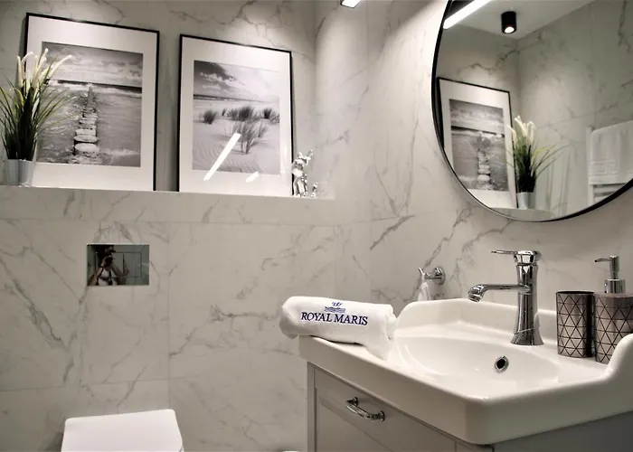 Royal Maris 3 - Najlepsza Lokalizacja W Ustce, Blisko Plazy I Portu, Bezplatny Parking, Scisle Centrum Lägenhet